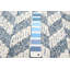 Tapis bleu Sienna 5 pi 2 po x 7 pi 5 po