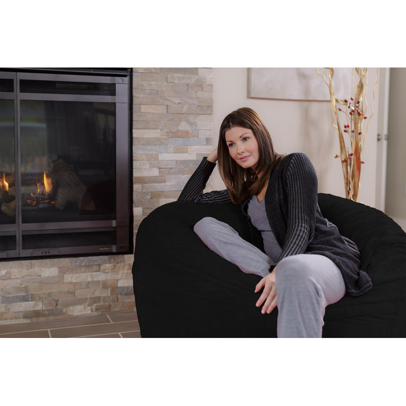 Bean Bag Chair - Shredded Memory Foam Filled Round Furniture Bean Bag Chair with Removable and Machine Washable Cover - Big Bean Bag Sofa Lounger with Soft Micro Fiber Cover - Multiple Colors, Multiple Sizes and Fabrics