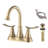 Modern Bathroom Sink Faucet with Pop Up Drain and 2 Handles-120650251