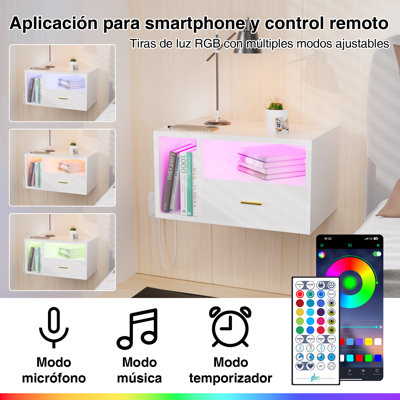 45.5 cm W Bedside Table