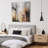 1-Light Pendant with Matte Black Shade, Mid-Century Modern Style
