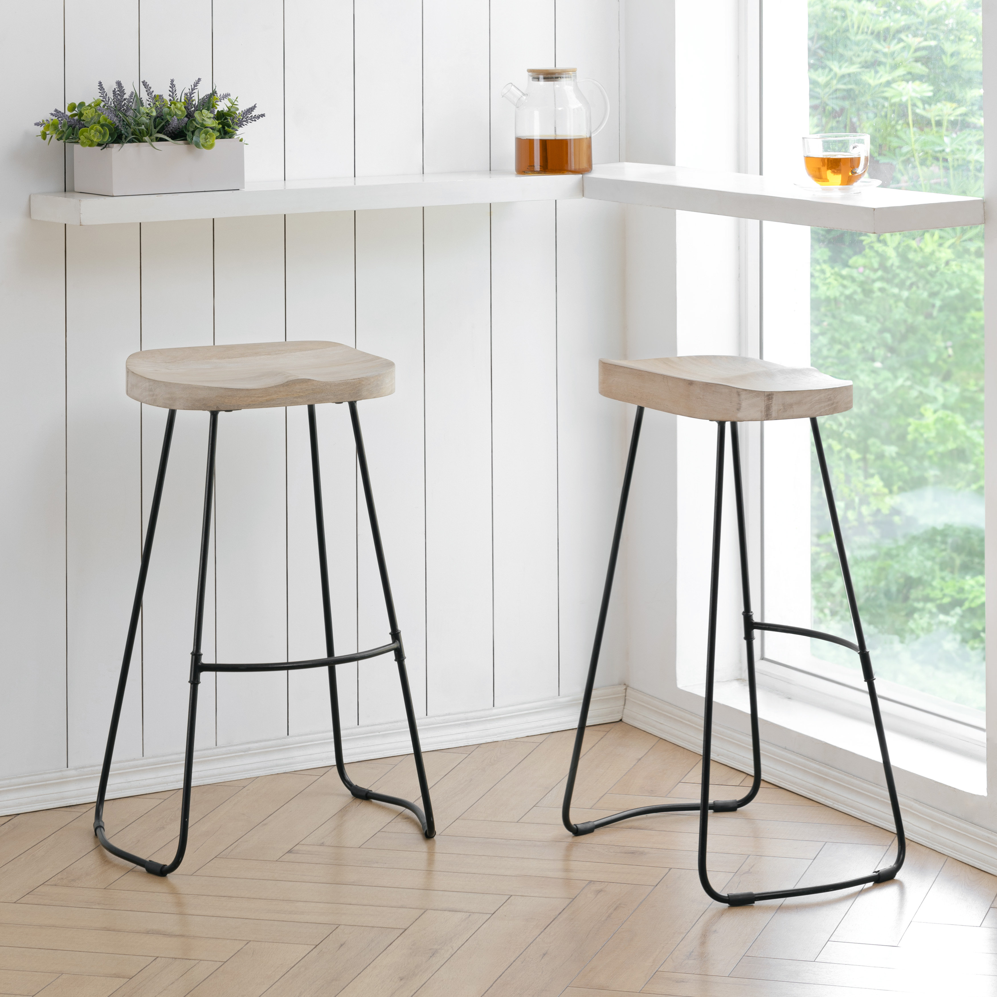 Buy Wooden stool online, Foot Rest Stools for Living Room
