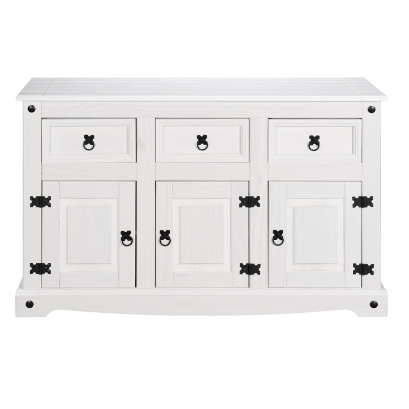 Hysley 125cm Solid Wood Sideboard