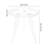 15.7" Simple Round Clear Acrylic Side Table