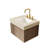 Roma Travertine Sintered Stone Countertop with Scratch-Resistant Undermount Ceramic Basin