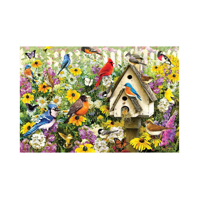 "Chapel Birds" par Greg & Company, impression, Toile tendue, Pas de tapis, H 8 po x l 12 po x P 0,75 po