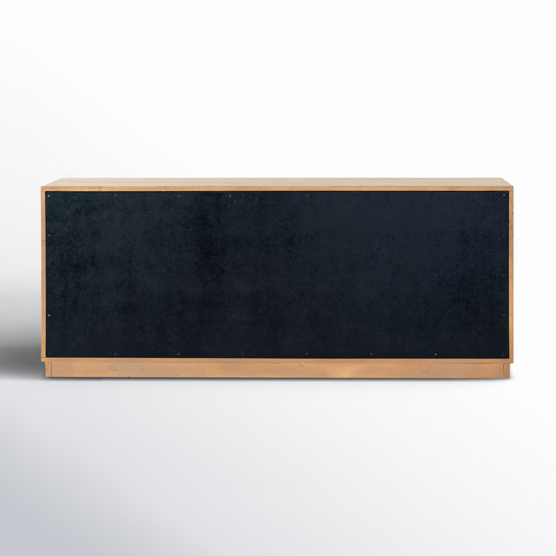 Bronwyn 4 Door Wood Media Stand, Natural