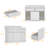 3 Drawer Changing Table With 2 Cabinets-77314892