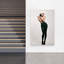 Stylish Woman In Fur Hat Modern Portrait Wall Art Print 1 Piece Wrapped Canvas Wall Art-896244394