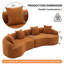 Canapé modulaire confortable 4 places avec 4 coussins et canapé-lit Comfy-57096332
