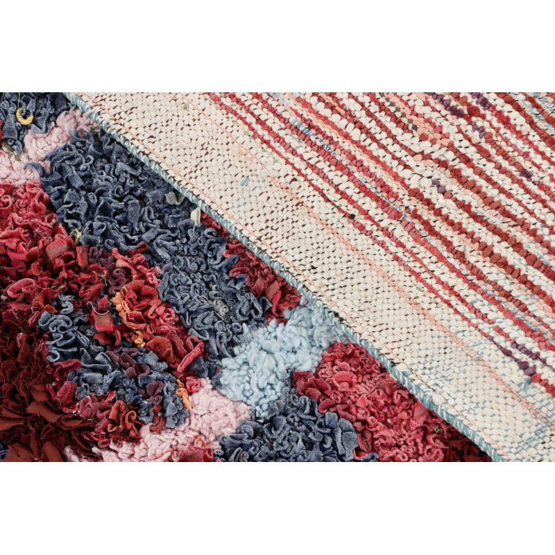 Wool Area Rug in Red