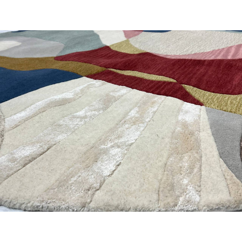 Jeyli One-of-a-Kind 5' X 5' Hand Tufted Area Rug