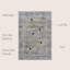 Tapis gris / moutarde Sarok-321145737