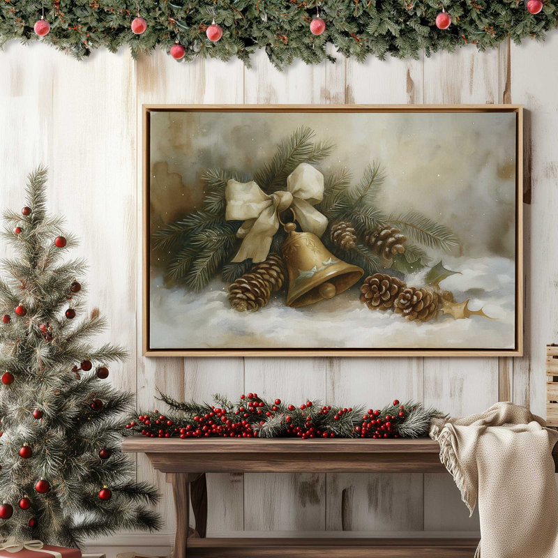Golden Carol, reproduction d'art sur toile, H 12,75 po x l 18,75 po, Chrome poli