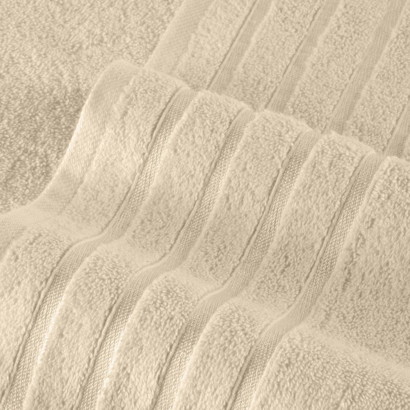 Ensemble de serviettes 6 pièces Elegant Comfort, Ivoire ivoire