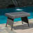 Grey Snack Table Pe , And Iron Frame, 15.75" H X 24" W 16" D, No Assembly For Mediterranean Style & 24"X16"X15.75", To Save Time