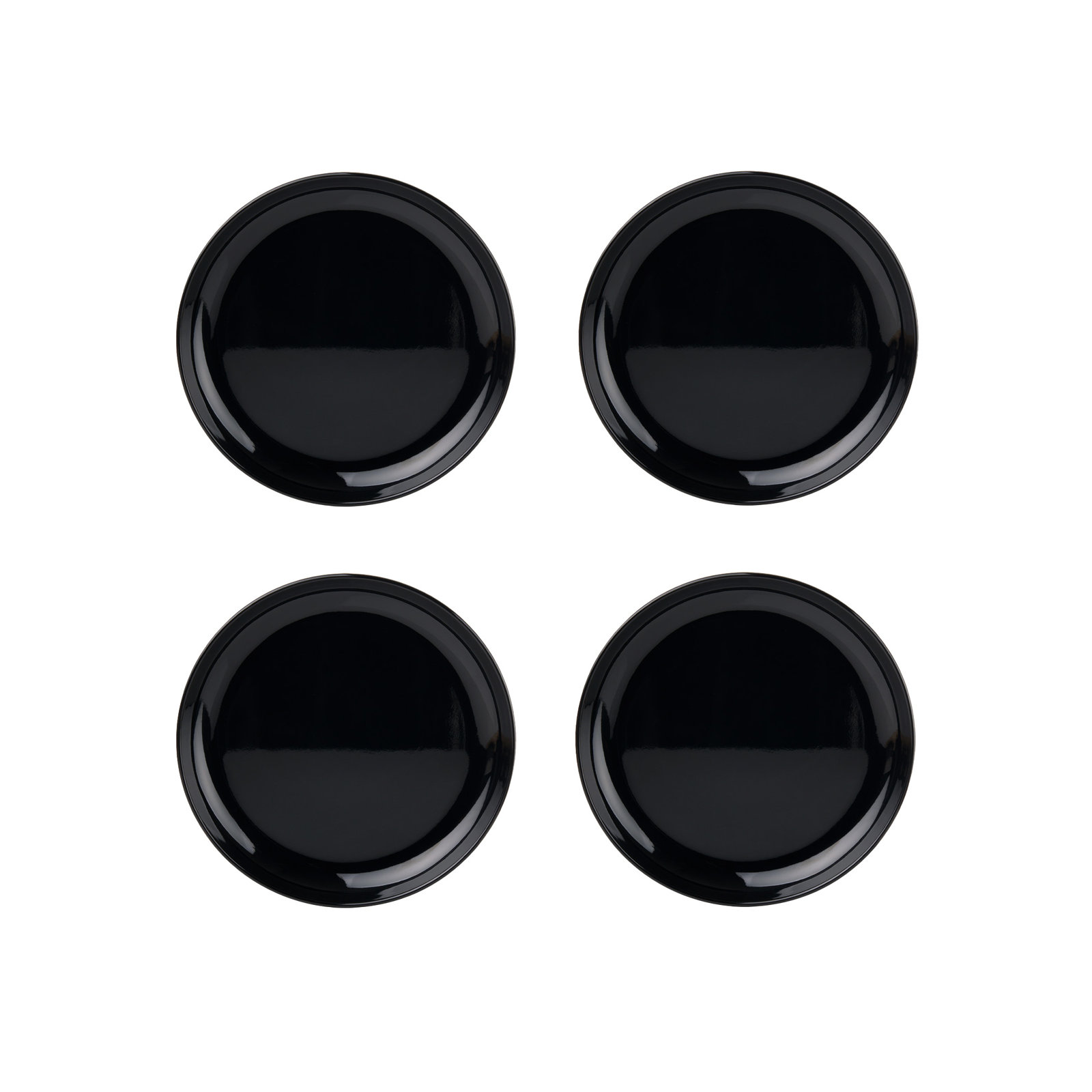 Marbella 8" Salad Plate, Black