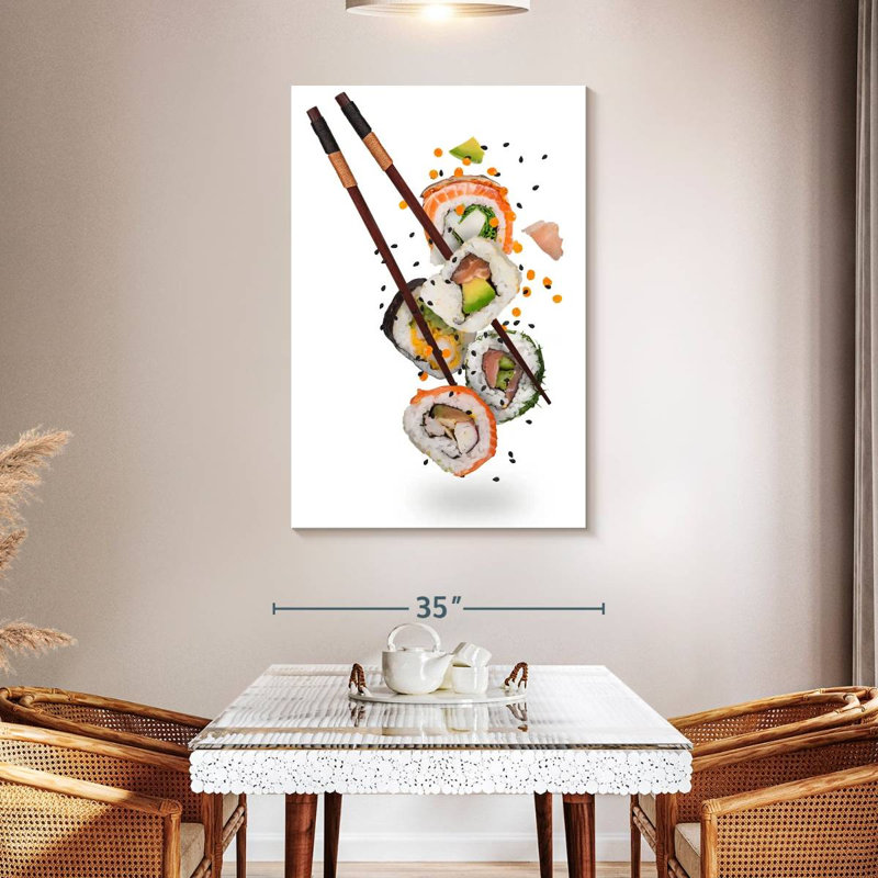 Yarlin Japanese Sushi, 48" H x 32" W