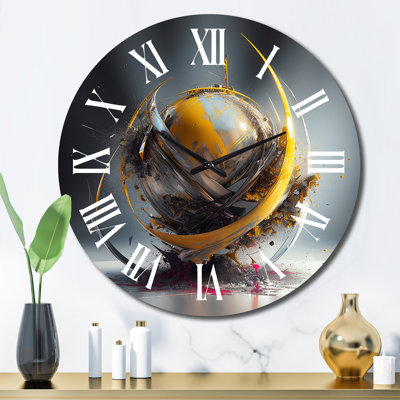 Horloge murale Visionary Divine Dance 3D Wave Sphere III