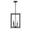 Lampe 4 lumières Meridian en noir mat-103017690