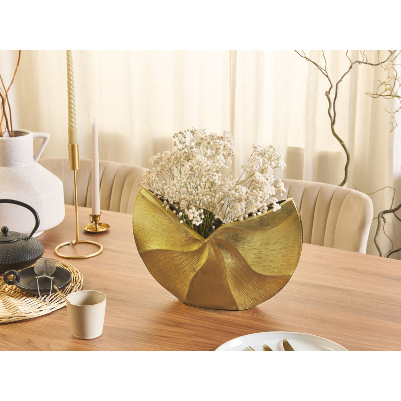Aelani Handmade Metal Table Vase