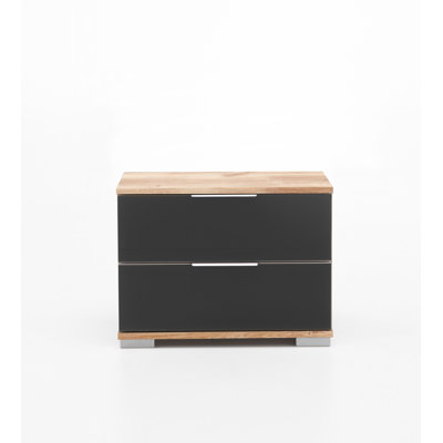 Aeryn 52cm W Manufactured Wood Bedside Table