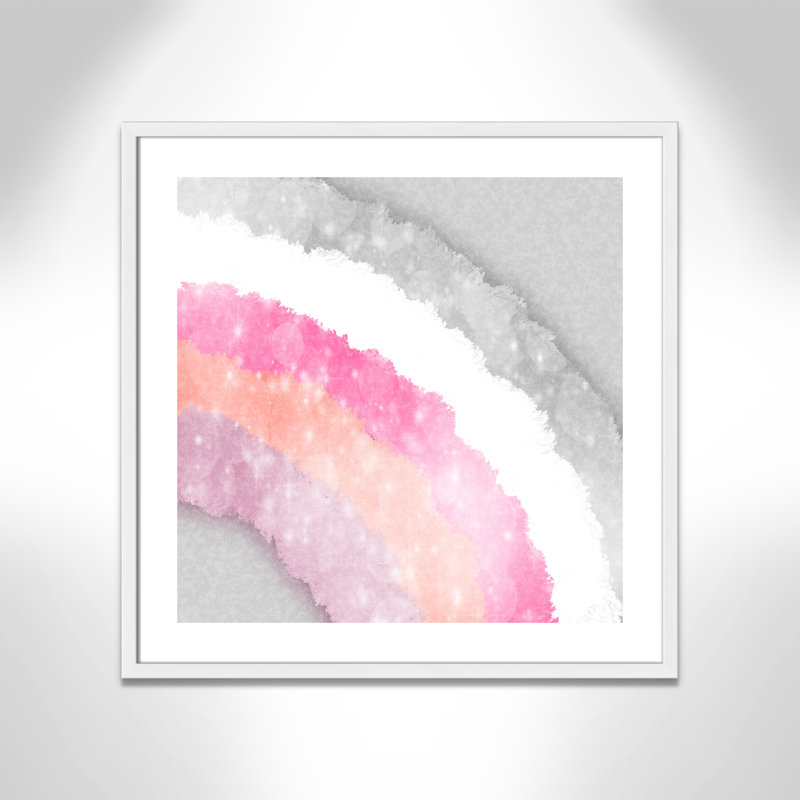 Décoration murale Treasure Sparkles 1 Kids, H 27,5 po x l 27,5 po x P 1,19 po, Encadré de boîte blanc