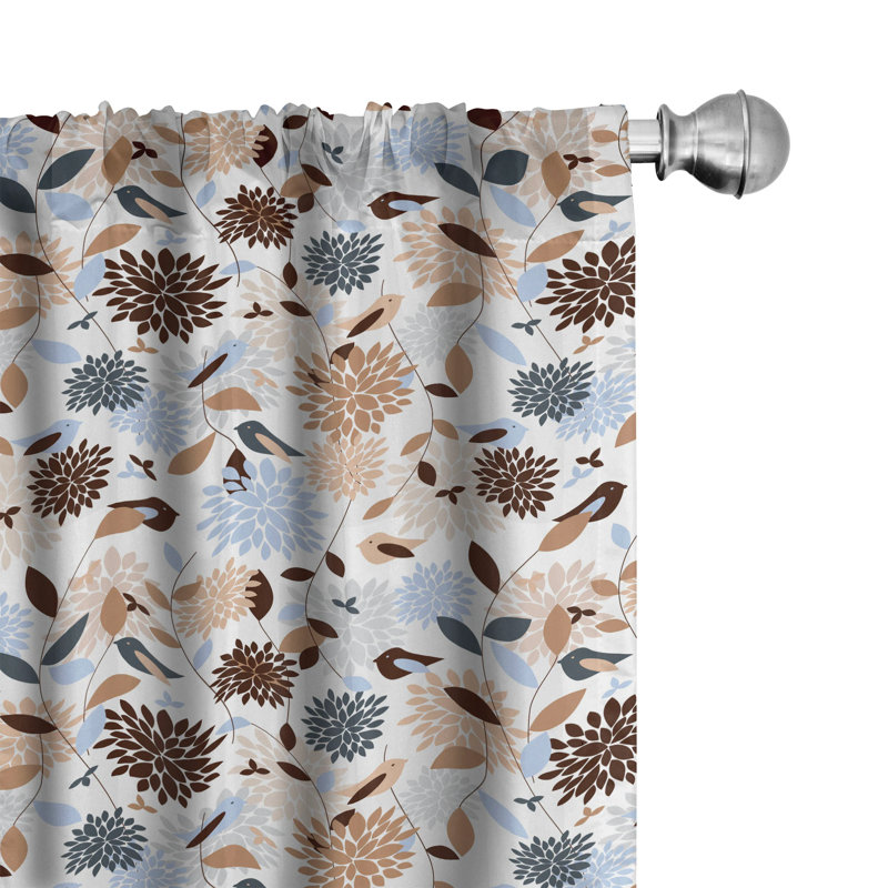 Panneau coulissant semi-diaphane avec passe-tringle Earth Tones, 28 po x 84 po