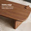 Table basse ovale 47 po, table d'appoint Farmhouse