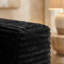 Canapé modulaire en velours côtelé noir avec accoudoirs sans accoudoirs pour salon et chambre à coucher-134274909