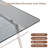 Glass Top End Table