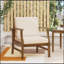 Fauteuil club en bois d'acacia confortable et élégant pour la détente-1559951652