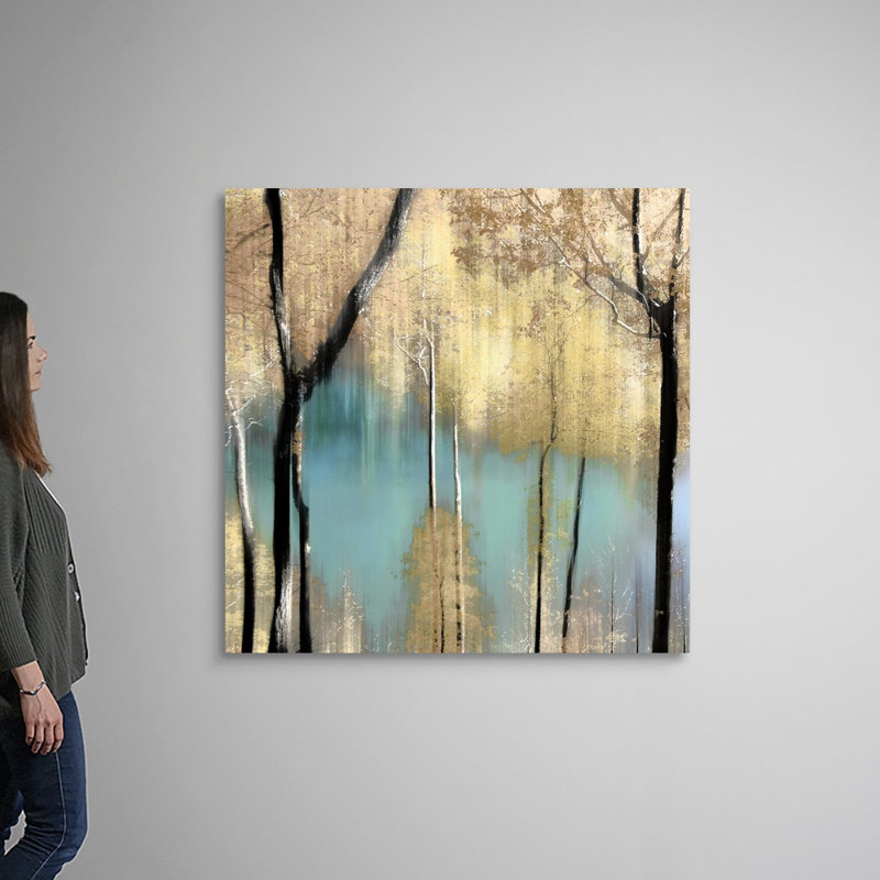 "Pastel pond 2" par Alex Hanson, reproduction d’art sur toile, Toile tendue, H 48 po x l 48 po x P 1,25 po
