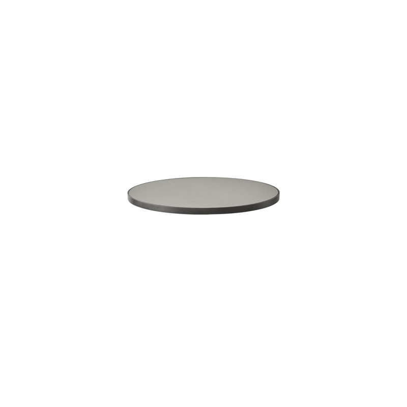 Outdoor Round, Lava Gray/Ceramic Light Gray, 23.7" W  x 23.7" L x 18" H