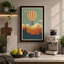 Balloon Over Mountains Mid-Century - Wrapped Canvas-1165180656-1165180660
