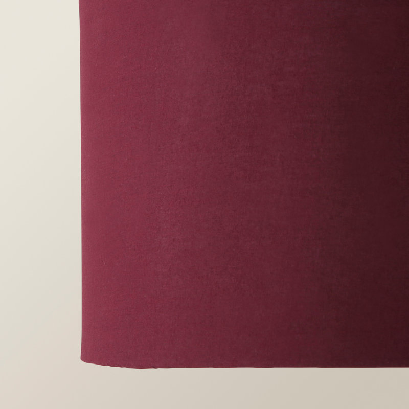 Drum Lamp Shade ( Slip-On ), 15cm H x 25cm W x 25cm D, Purple