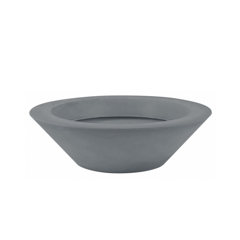Centro Pot Planter, 5.75" H x 19.75" W x 19.75" D, Steel