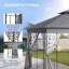 Abri de jardin en métal Outsunny