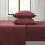 Ensemble de draps en tricot de coton toutes saisons-121686844-121686846