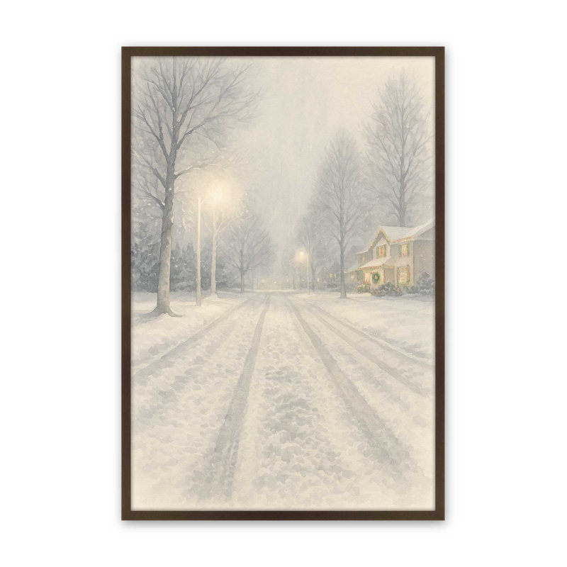 «Silent Nightfall», reproduction d'art, 11 po x 14 po, Brun Belvinder