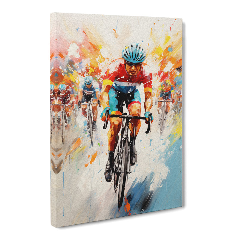 Tour De France Expressionism - Print, 76cm H x 50cm W x 3cm D
