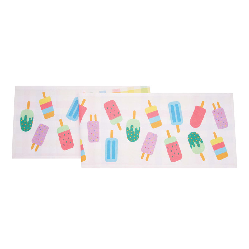 Popsicle Summer Reversible Table Runner