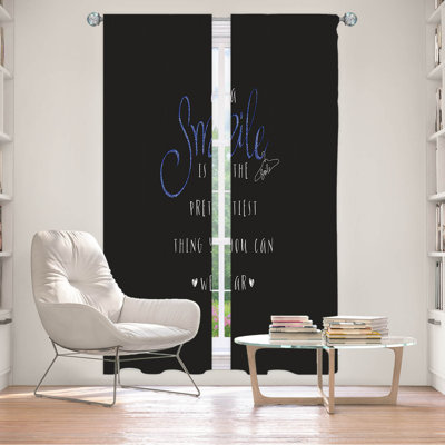 Paire de rideaux obscurcissant en polyester Rosete