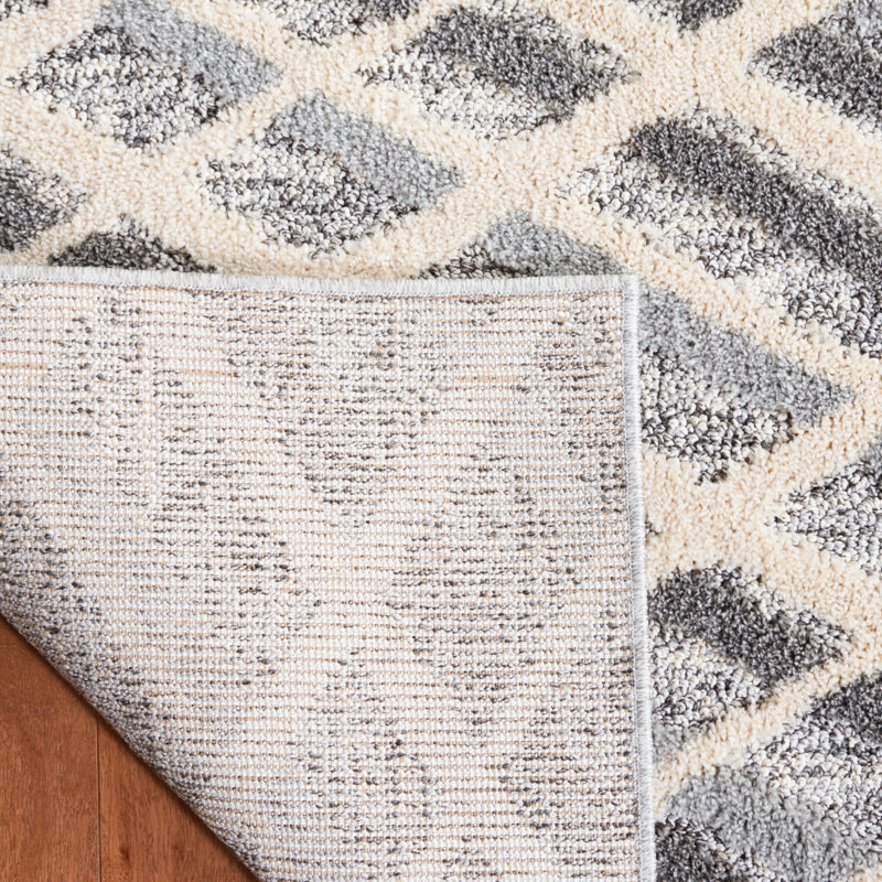 Martha Stewart Lucia Shag Performance Geometric Rug, Rectangle 5'1" x 7'6"