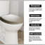 Canalp Elongated Hard Toilet Seat