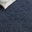 Tapis bleu marine en laine / coton touffeté à la main Pimentel-2122788975