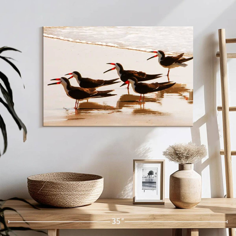 A Few Skimmers II, 16" H x 24" W