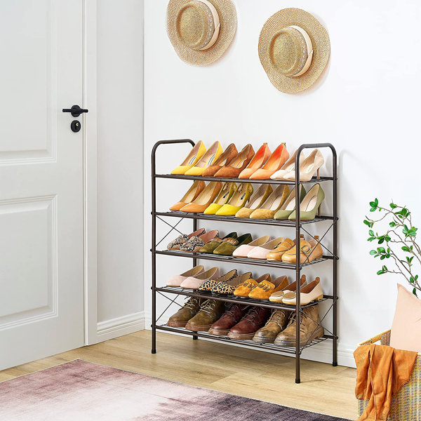 3-Tier 12 Pair Shoe Rack Rebrilliant Finish: Bronze