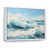 Cadre flottant blanc