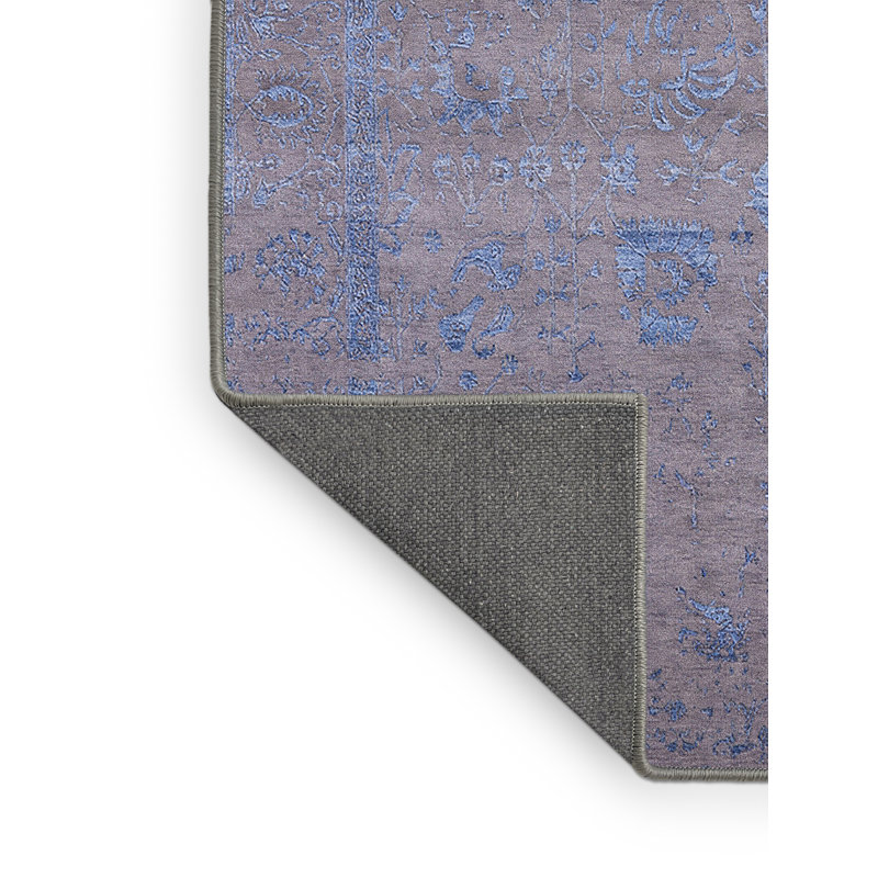 Tapis oriental bleu Humberwood, Rectangle 5 pi x 7 pi
